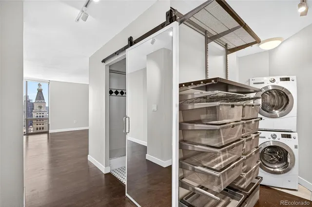 a view of storage and utility room