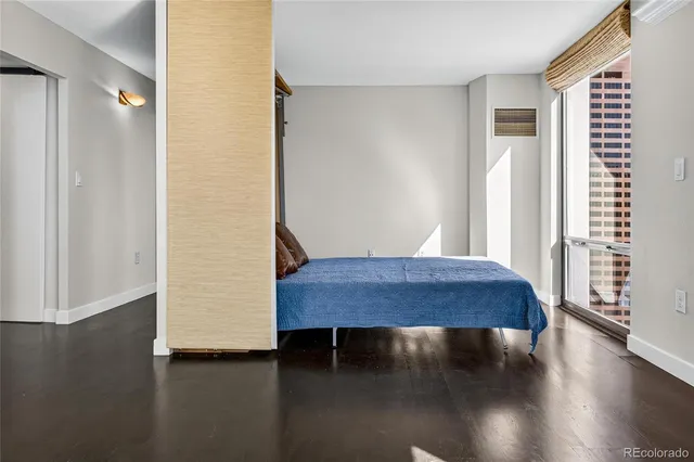 a view of livingroom with furniture and wooden floor