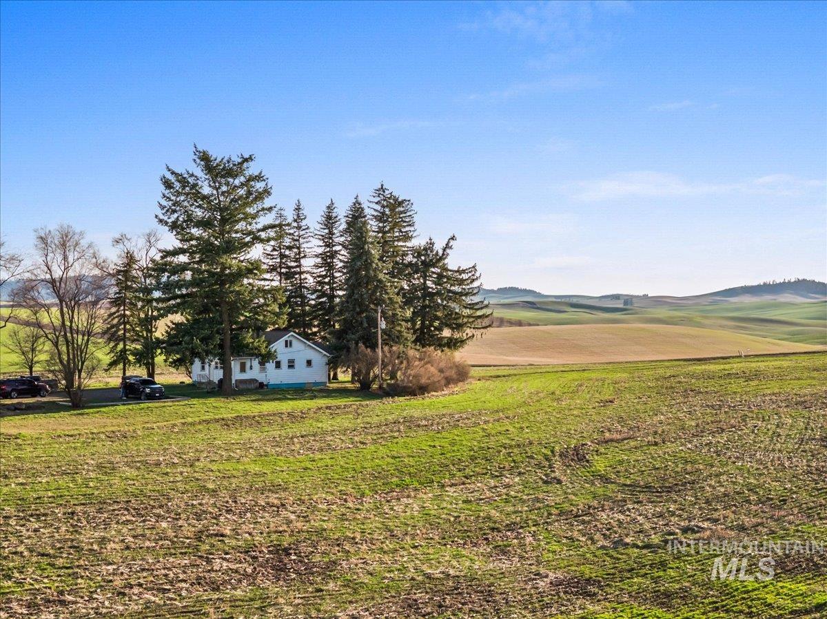 19454 Idaho Road Worley, ID 83876 - Photo 3 of 39 White single-story residence with a light blue foundation
