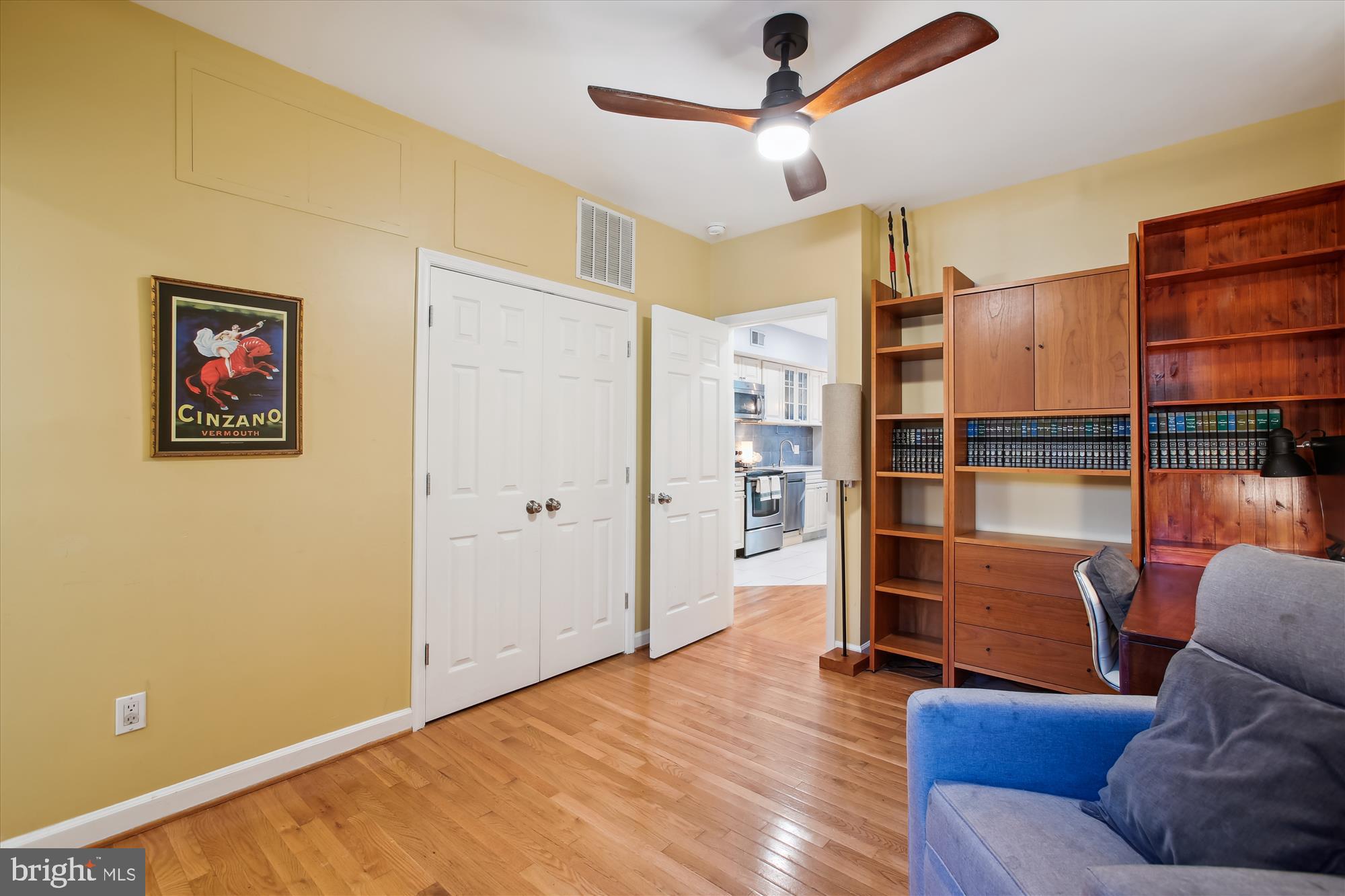 1725 Willard Street Northwest, Unit 3 Washington, DC 20009 - Photo 21 of 32 a view of a livingroom with furniture and a ceiling fan