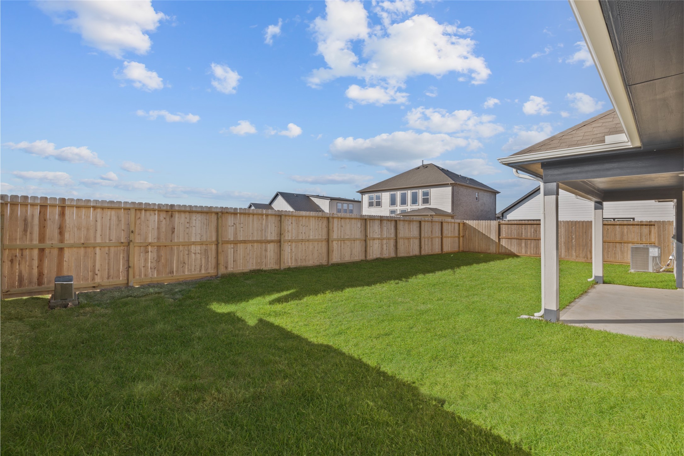 3222 Emerald Hills Drive Angleton, TX 77515 - Photo 27 of 31 a view of a yard with a big yard