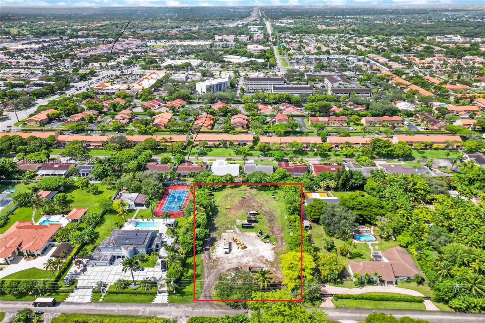 11481 Southwest 93rd Street Miami, FL 33176 - Photo 2 of 2 an aerial view of residential houses with outdoor space