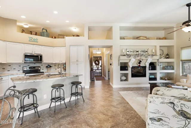 a view of a hallway with a elevator