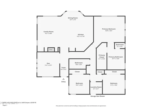 $449,999 | 6973 East Hacienda La Noria Lane, Gold Canyon, AZ 85118