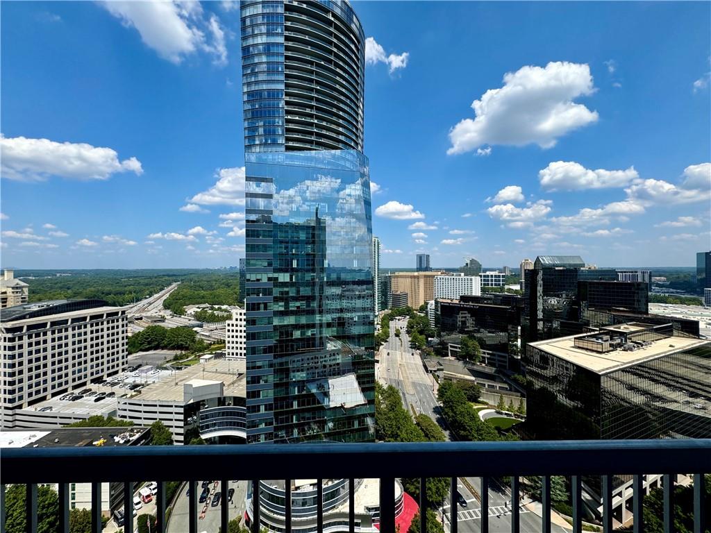 3324 Peachtree Road Northeast, Unit 2307 Atlanta, GA 30326 - Photo 1 of 42 a city view from a balcony
