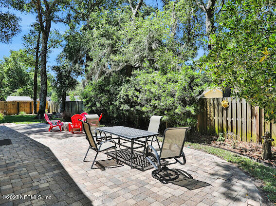 1910 Shadow Ridge Trail Jacksonville, FL 32225 - Photo 8 of 21 a view of a backyard with a table and chairs