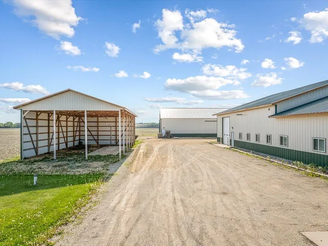a view of an ocean and beach