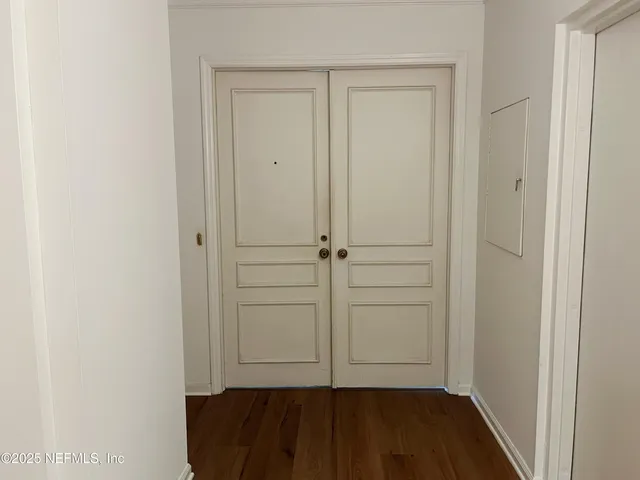 a view of wooden floor