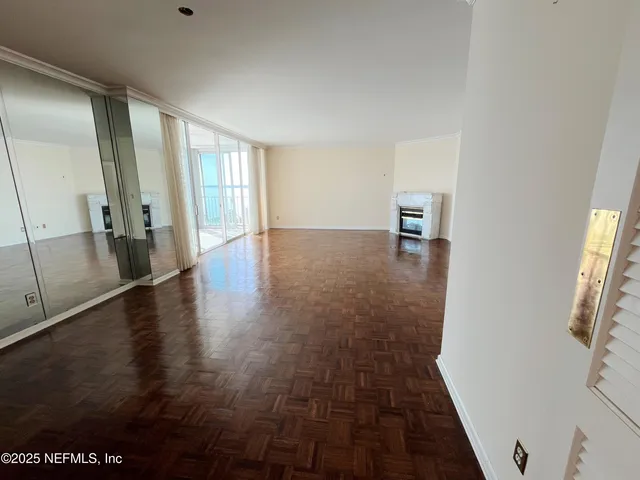 a view of empty room