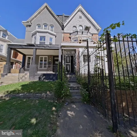 a view of a big yard with plants and large tree