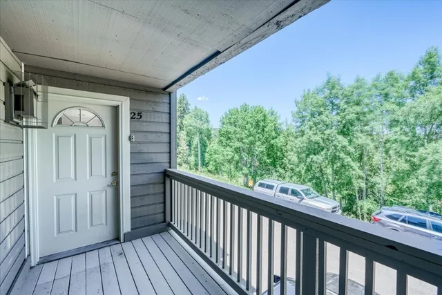 a view of a city with a mountain