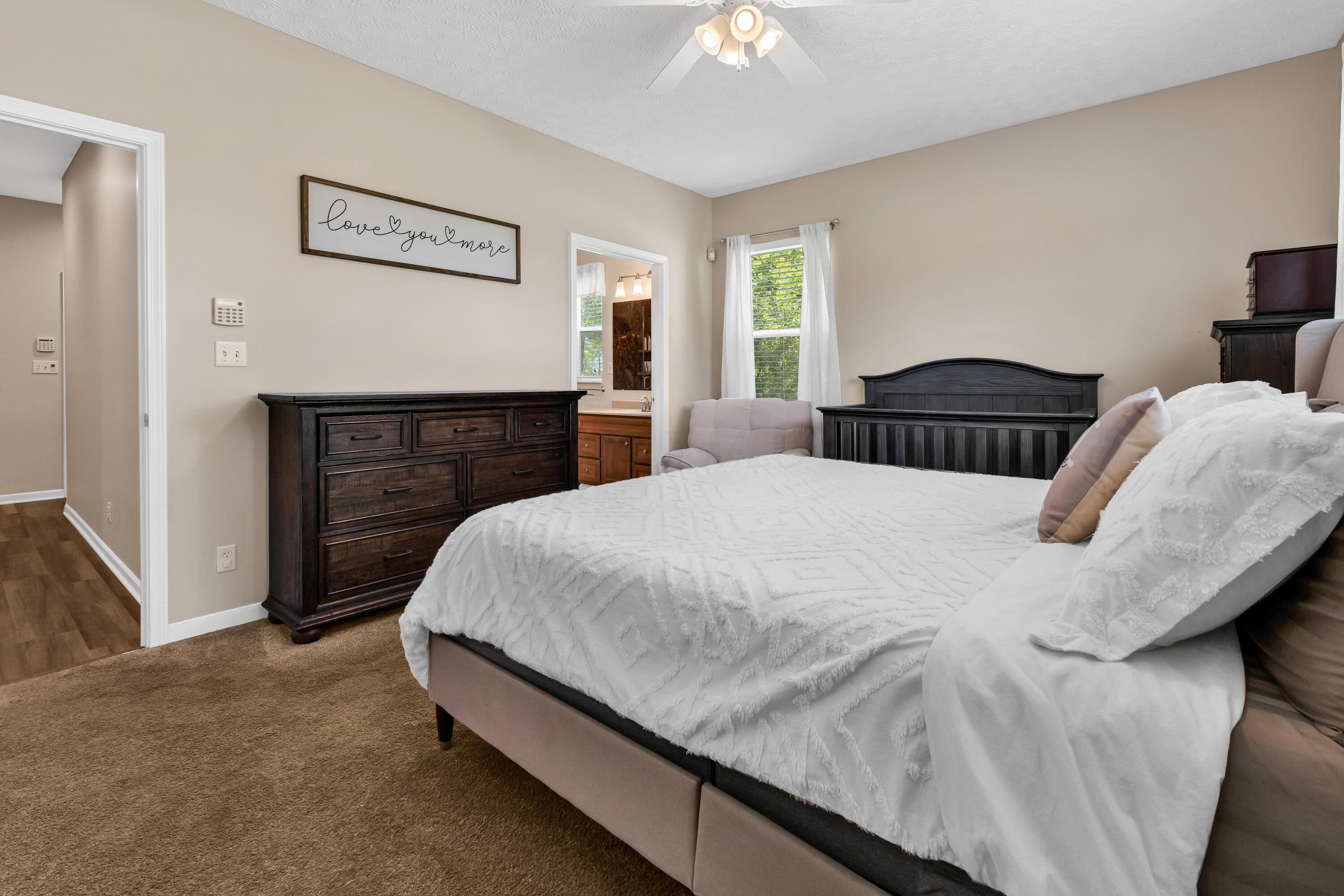 14396 Blamer Road Johnstown, OH 43031 - Photo 22 of 48 • New light sand carpet ~ 2023
• Ivory painted walls
• Lighted ceiling fan
• 2” blinds