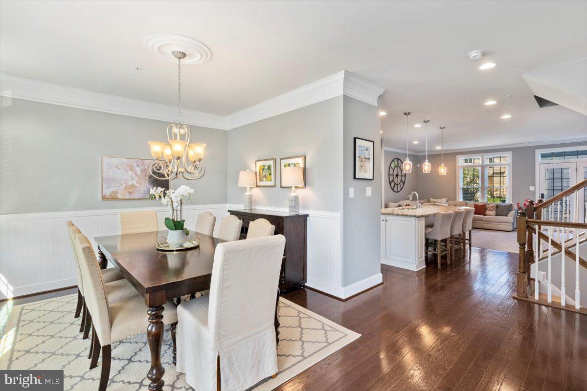 3802 Jacob Stout Road Doylestown, PA 18902 - Photo 5 of 36 Formal Dining Room with wainscoting