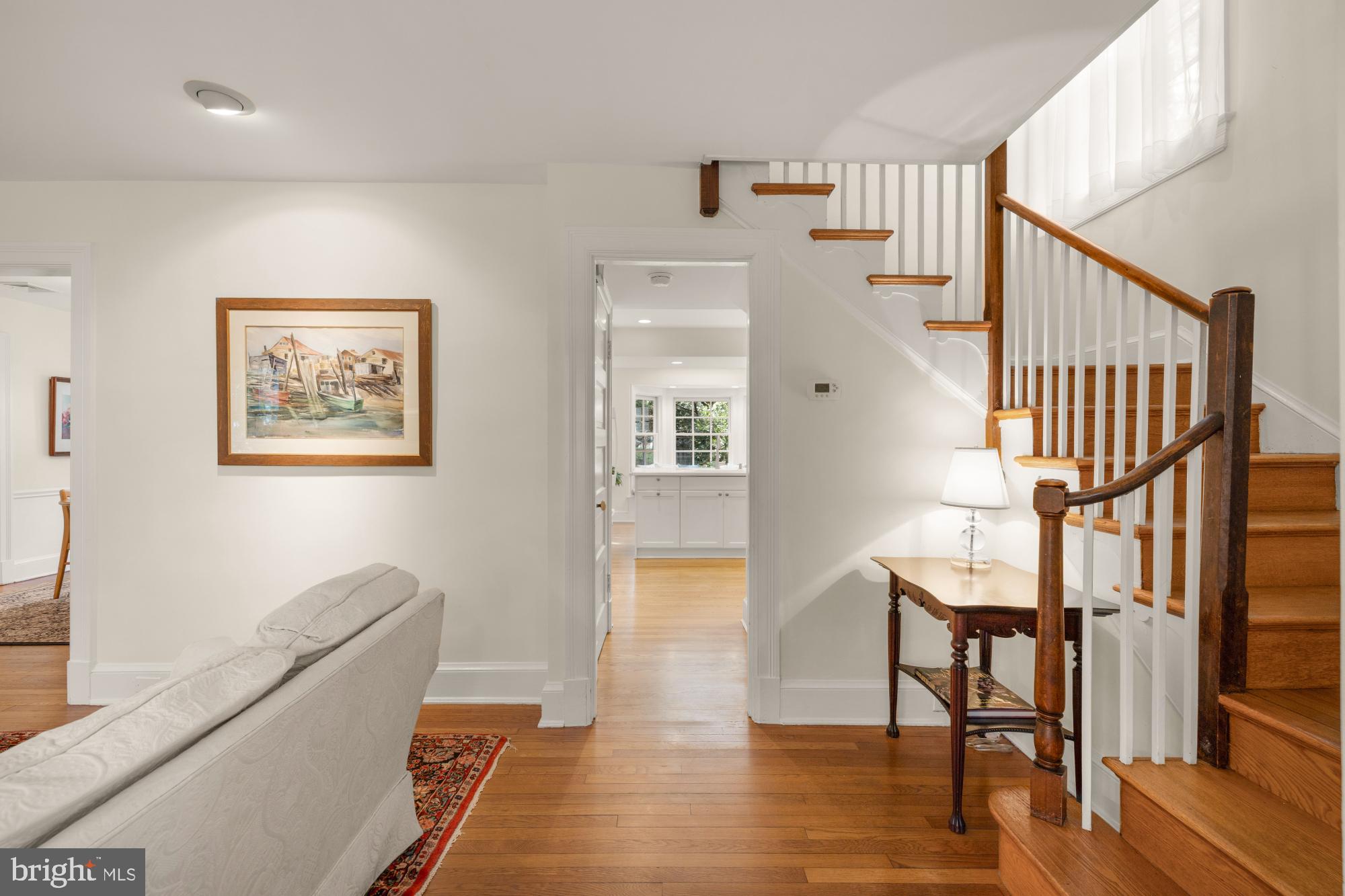 3514 Shepherd Street Chevy Chase, MD 20815 - Photo 3 of 42 a living room with furniture and a wooden floor