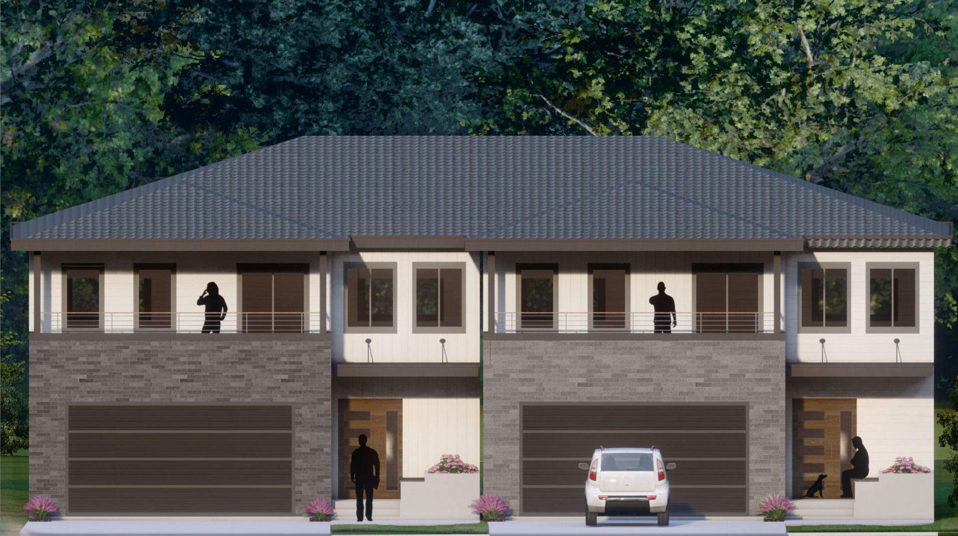 422 Larkspur Lane Normal, IL 61761 - Photo 6 of 8 a front view of a house with a yard