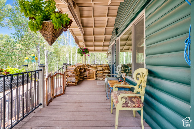 714 Spotted Fawn Way Kamas, UT 84036 - Photo 4 of 34 View of wooden deck