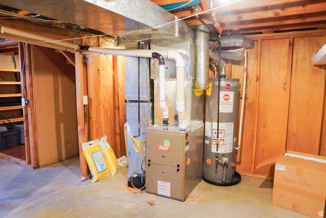 324 Stringtown Road Georgetown, ID 83239 - Photo 45 of 49 Utilities featuring gas water heater and heating unit
