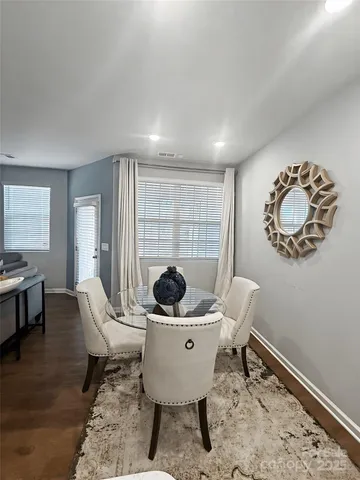 a living room with a couch and a table
