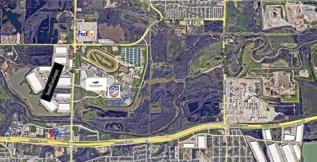 2625 West Hunter Ferrell Road Grand Prairie, TX 75050 - Photo 3 of 9 aerial view of an chairs and table on the wall