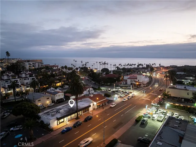 an aerial view of a city with lots of residential buildings