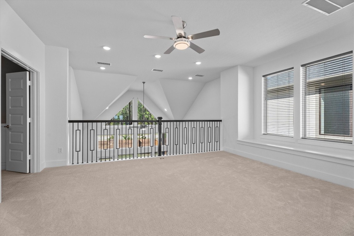 5030 Vly Wind Court Spring, TX 77386 - Photo 21 of 36 Gameroom with fan and extra ceiling lights.