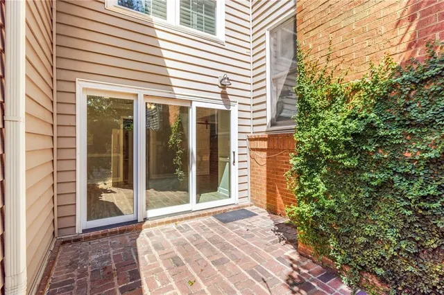 a view of a entrance