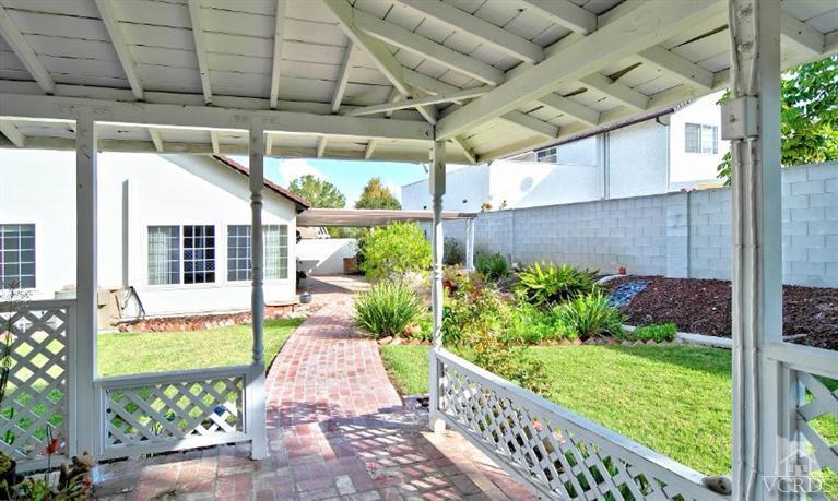 2796 Harrington Road Simi Valley, CA 93065 - Photo 7 of 15 a view of a backyard with pathway