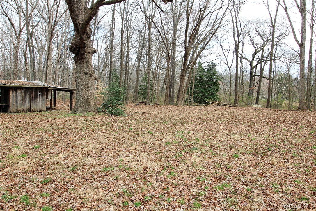 12821 Old Buckingham Road Midlothian, VA 23113 - Photo 42 of 50 a backyard of a house with large trees