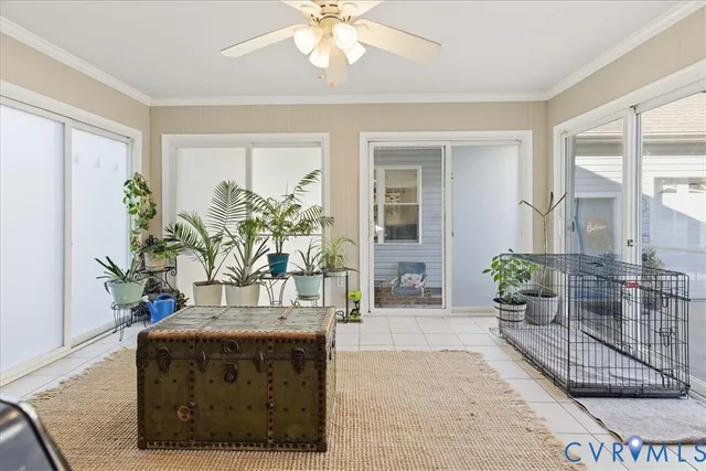 a bedroom with furniture and a projector