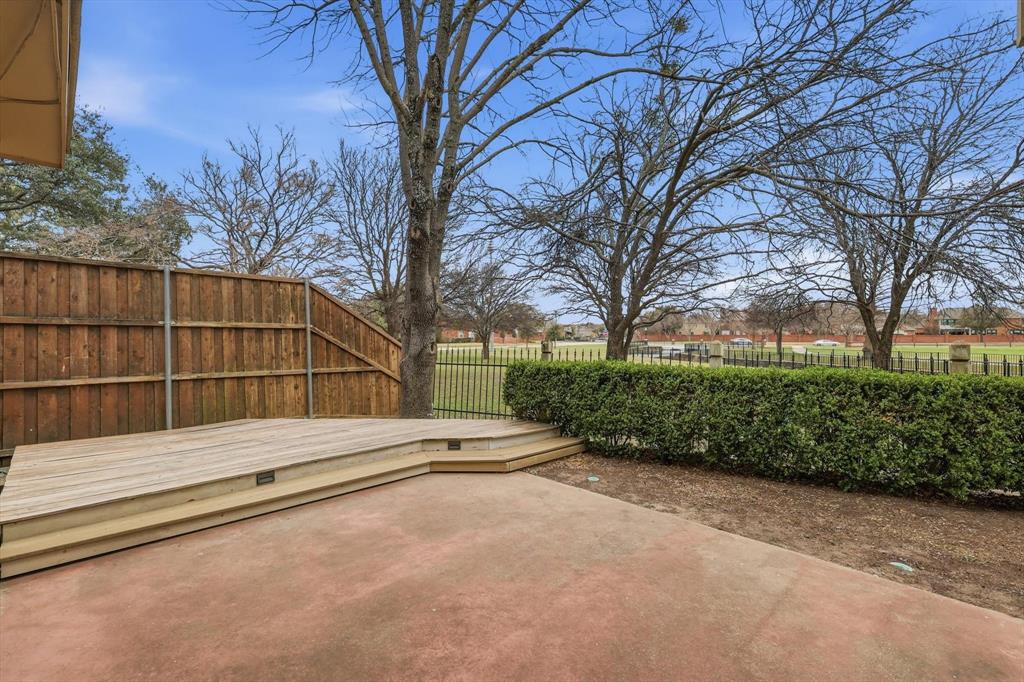 605 Andover Lane Coppell, TX 75019 - Photo 30 of 39 a view of backyard space