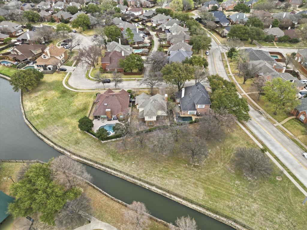 605 Andover Lane Coppell, TX 75019 - Photo 37 of 39 an aerial view of a residential houses with outdoor space
