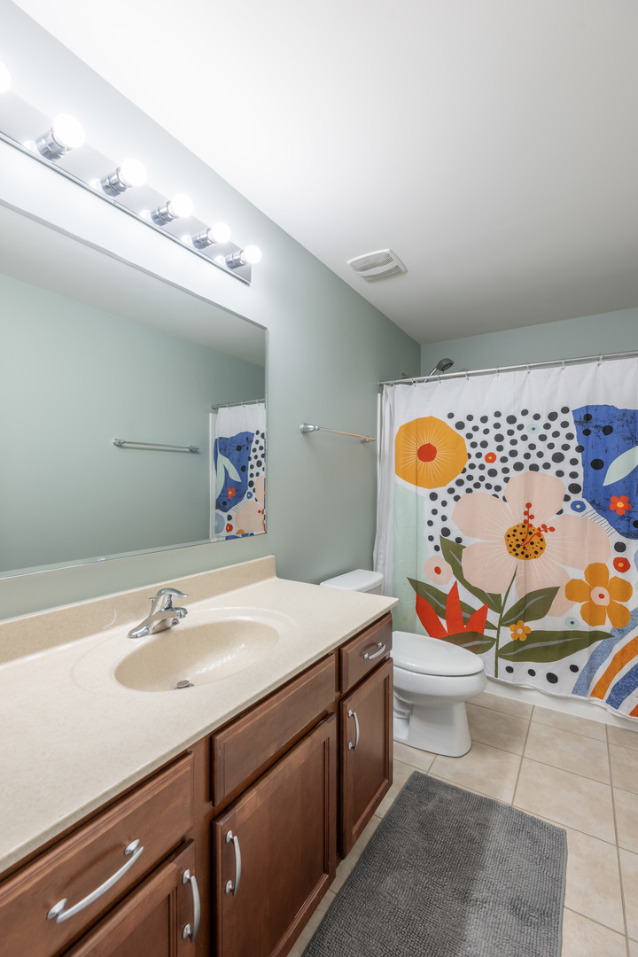 4333 Schofield Drive Oswego, IL 60543 - Photo 10 of 14 a bathroom with a sink mirror and vanity