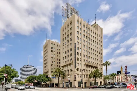 a city view with tall buildings