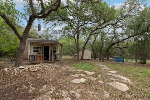 a view of a house with a porch