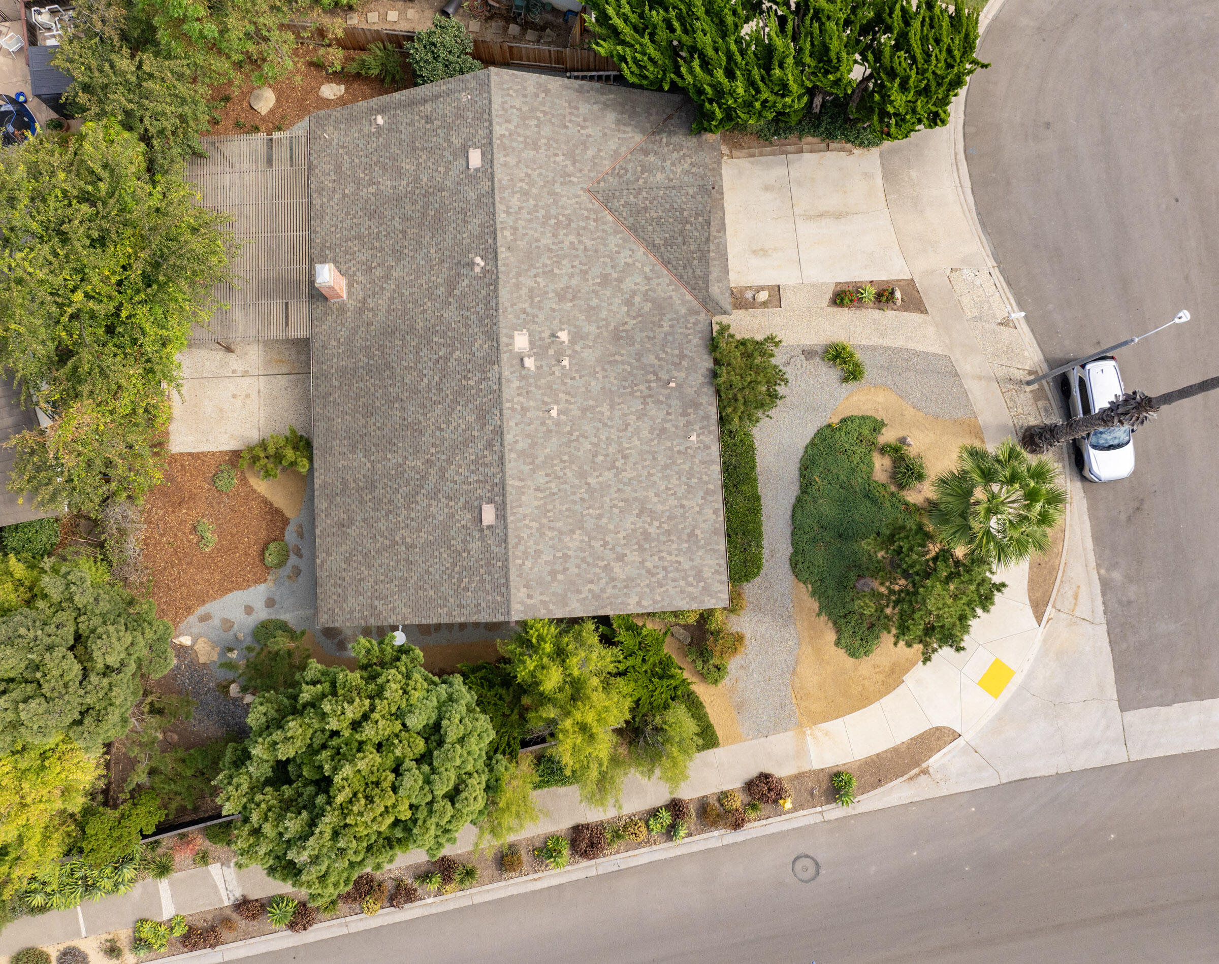 5121 Walnut Park Drive Santa Barbara, CA 93111 - Photo 2 of 23 an aerial view of a house with a yard and large trees