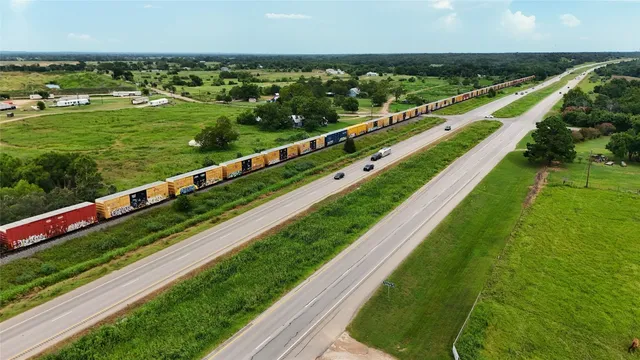 a view of a lake with outdoor space