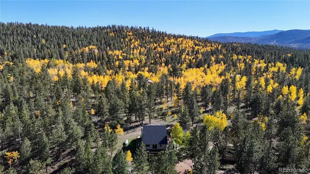 view of the city and mountain