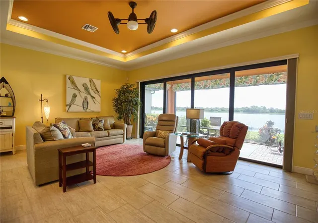 a outdoor space with furniture