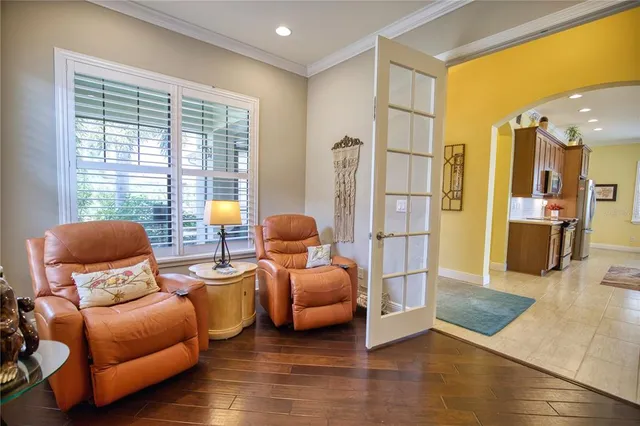 a view of walk in closet with window