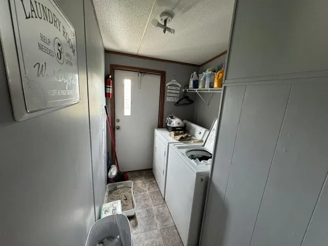 a room with storage and utility