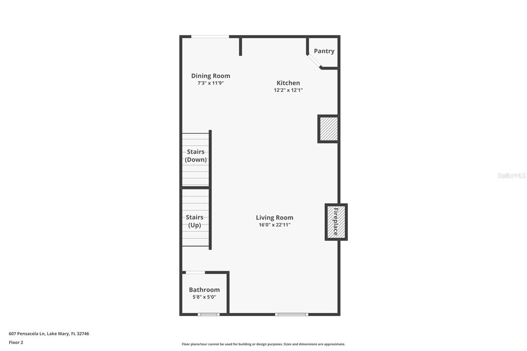 607 Pensacola Lane Lake Mary, FL 32746 - Photo 23 of 35 a picture of a floor plan