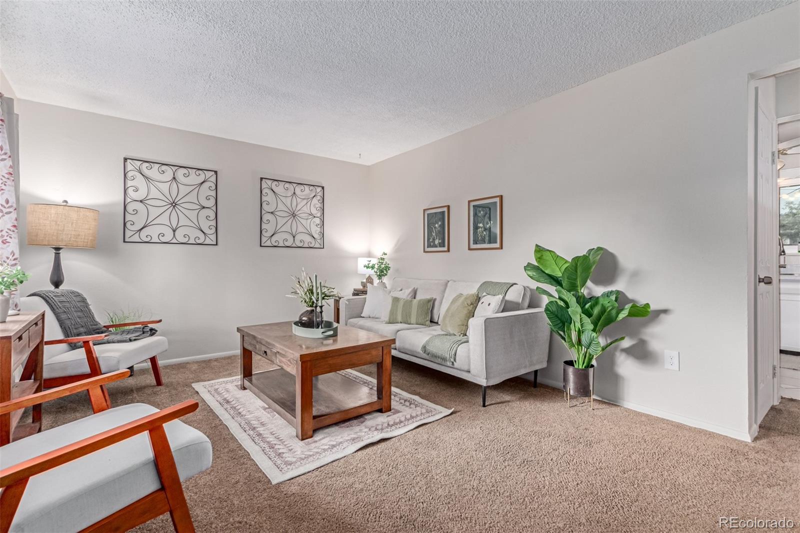 1285 Elder Street Denver, CO 80221 - Photo 6 of 35 a living room with furniture flowerpot and a potted plant