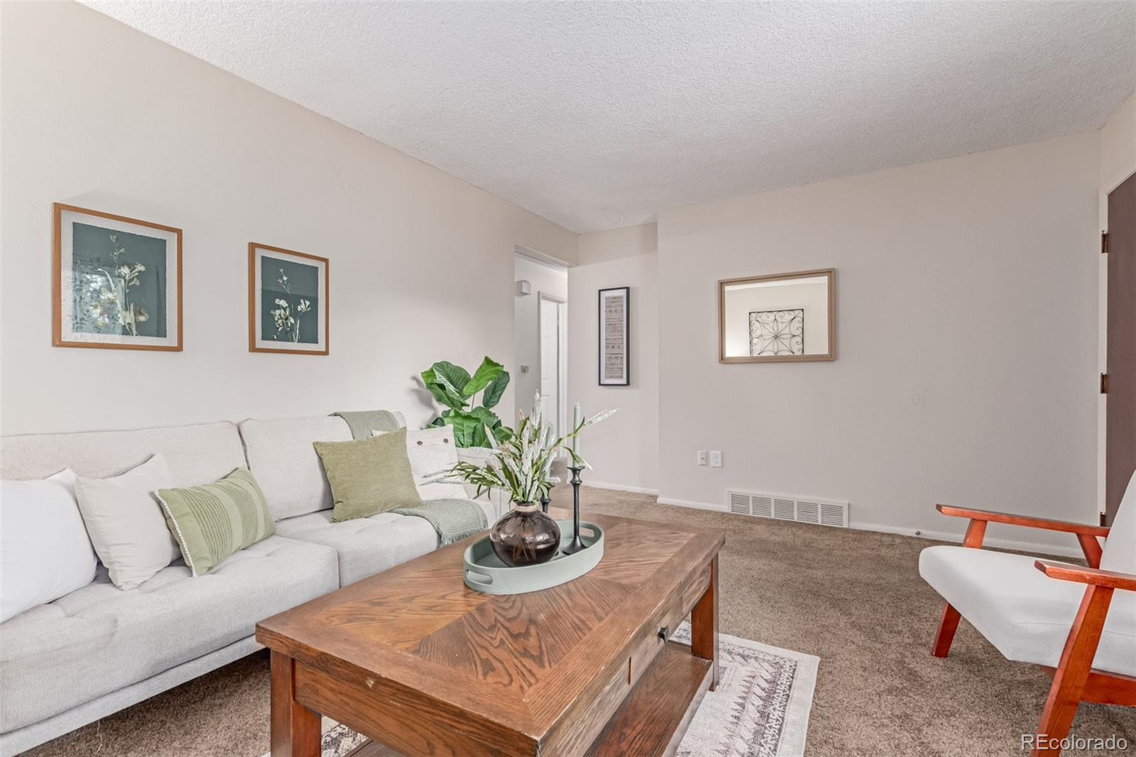 1285 Elder Street Denver, CO 80221 - Photo 8 of 35 a living room with furniture and a potted plant