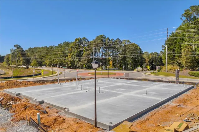 a view of a basketball court