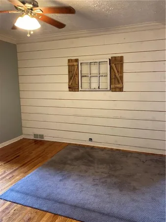 a view of a door and a window