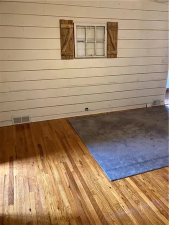 a view of wooden floor