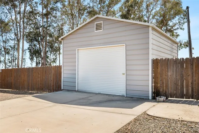 a view of a lake with a big yard
