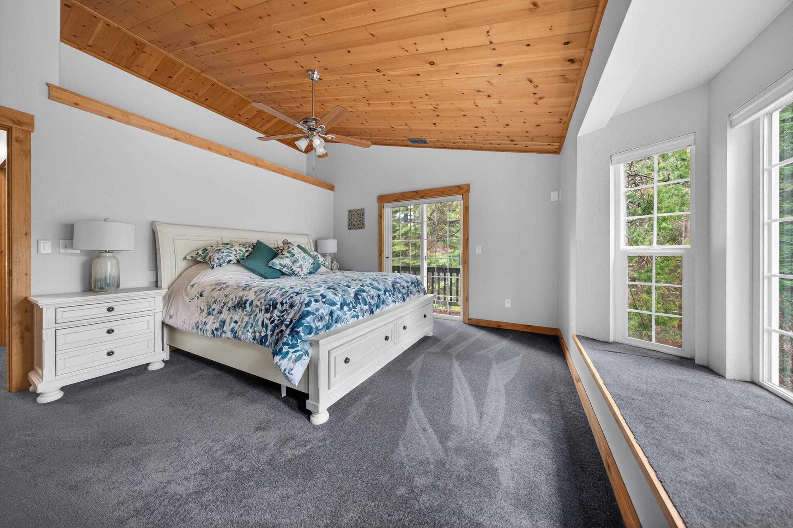 1220 Lynx Road Lake Almanor, CA 96137 - Photo 25 of 45 a bed room with a bed and a couch