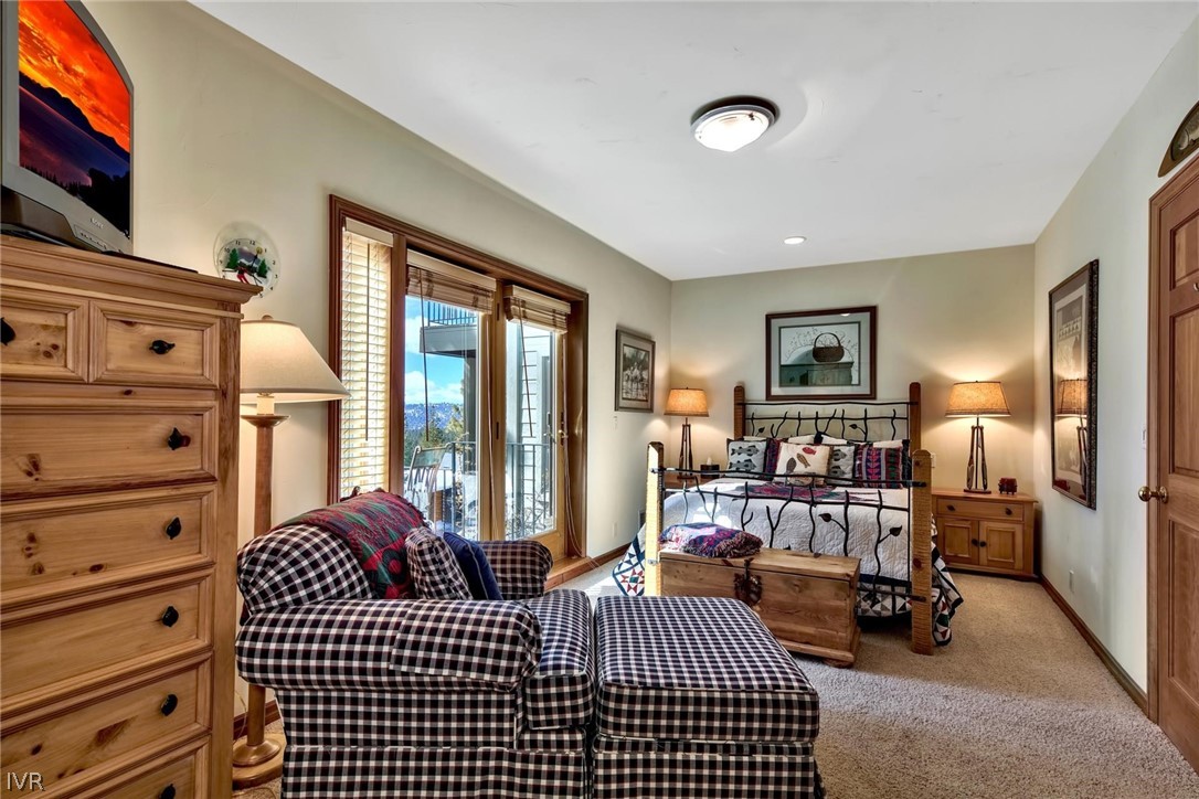 545 Alpine View Drive Incline Village, NV 89451 - Photo 28 of 34 a bedroom with furniture and a flat screen tv
