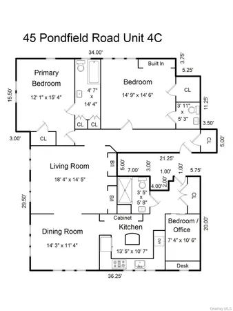 $550,000 | 45 Pondfield Road West, Unit 4C, Bronxville, NY 10708